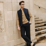 The Hillgate - Midnight Merino Twill