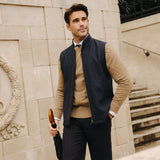 The Hillgate - Midnight Merino Twill
