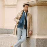 The Hillgate - Azure Blue Linen