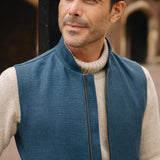 The Hillgate - Azure Blue Linen