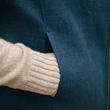 The Hillgate - Azure Blue Linen