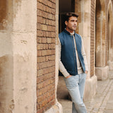 The Hillgate - Azure Blue Linen