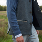 Darzi Shetland Ocean Blue gilet