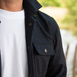 Darzi Wye Overshirt - Navy