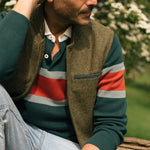 Darzi Shetland Dark Green Gilet