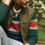 Darzi Shetland Dark Green Gilet