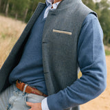 Darzi Shetland Ocean Blue gilet