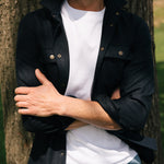 Darzi Wye Overshirt - Navy