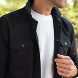 Darzi Wye Overshirt - Navy