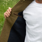 Darzi Merino Wool Gilet - Moss Green