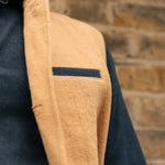 DARZI ALDERNEY LINEN GILET - OCHRE