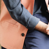 The Como Linen Waistcoat Mk 2 - Pink