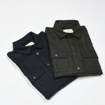 Darzi Wye Overshirt - Navy - Folded