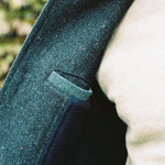 Darzi Shetland Wool Gilet - Dark Blue