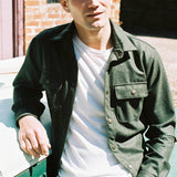 Darzi Wye Overshirt - Olive