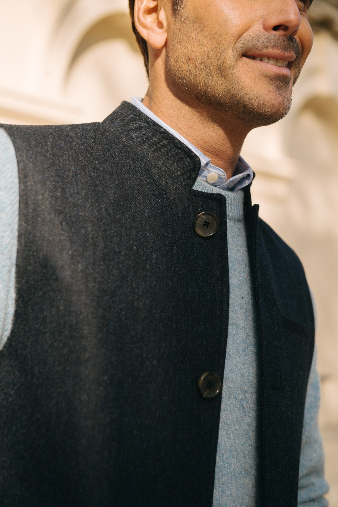 Nehru Wool Waistcoats