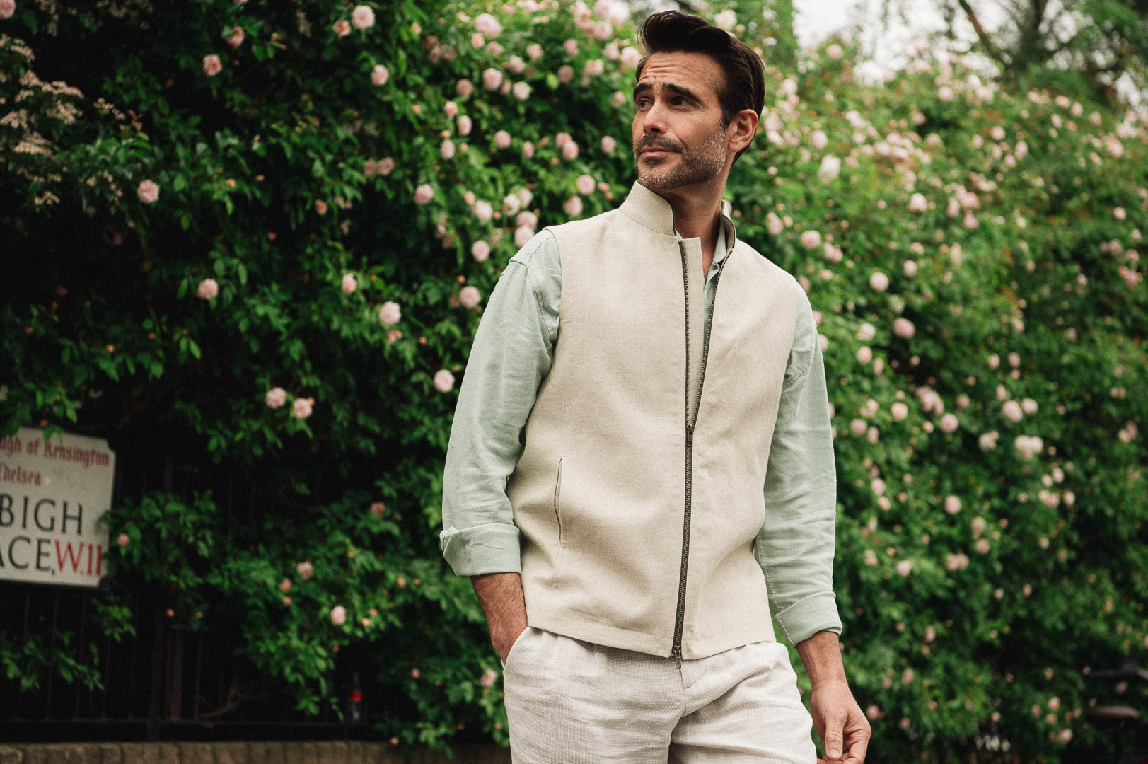 Hillgate Linen Gilets