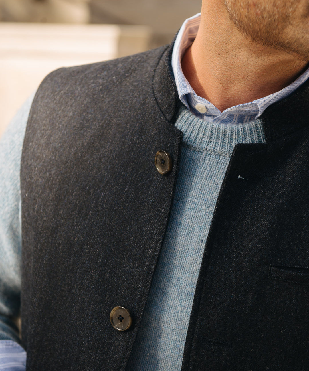 The Nehru - Dark Navy