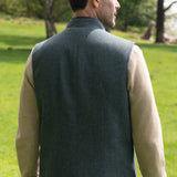 Darzi Shetland Wool Gilet - Deep Teal