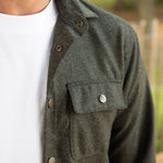 Darzi Wye Overshirt - Olive