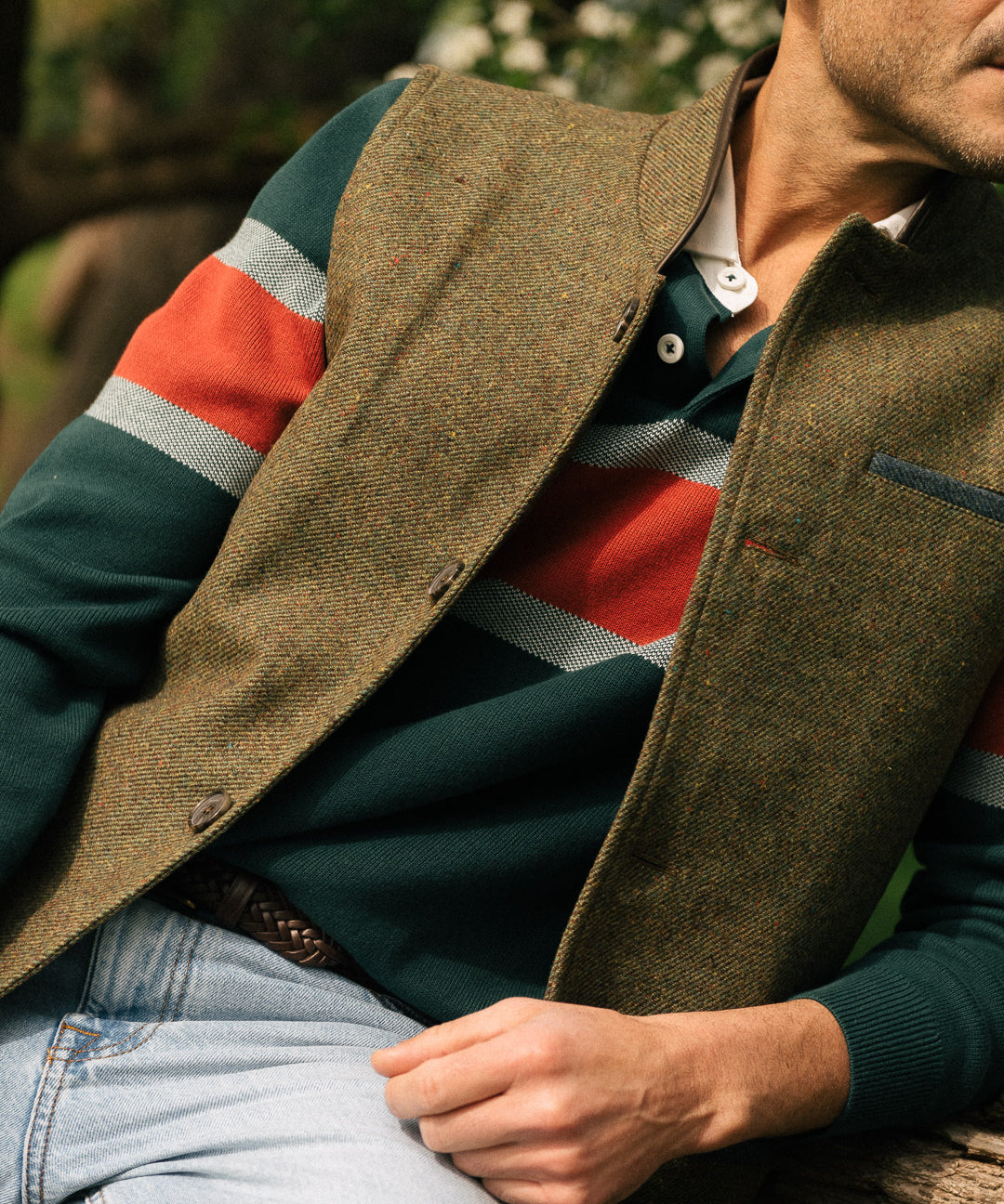 Darzi Shetland Dark Green Gilet