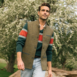 Darzi Shetland Dark Green Gilet