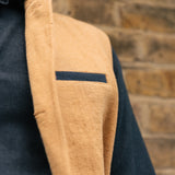 DARZI ALDERNEY LINEN GILET - OCHRE