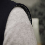 The Nehru - Navy Cashmere Blend