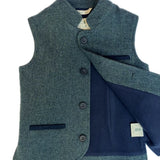Little Darzi in Deep Teal - open buttons